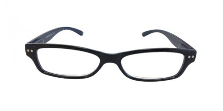 HIP Leesbril zwart blauw - +3.0