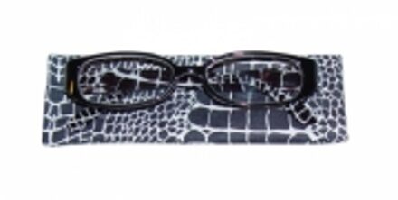 Hip Leesbril zwart gevlekt +2.5