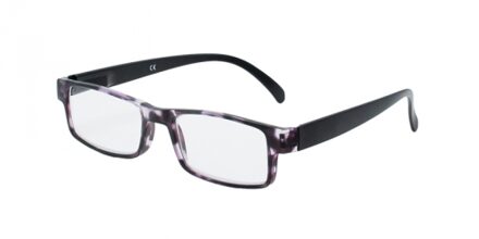 HIP Leesbril zwart/transparant - +1.5