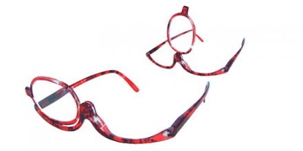 HIP Make-up bril rood bloem - +3.0