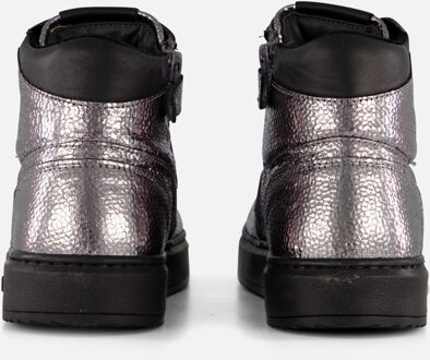 Hip Metallic Sneakers zilver Leer - 35,36,37,38,39,40