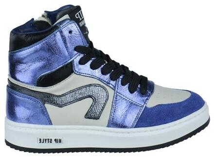 Hip Shoe Style High top sneaker cobalt combi - 34