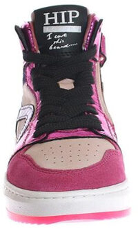 Hip Shoe Style High top sneaker fuxia combi - 35