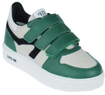 Hip Shoe Style Klittenbandschoen groen combi - 32