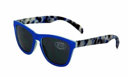 HIP Zonnebril kids blauw/panter