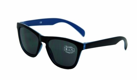 HIP Zonnebril kids zwart/blauw