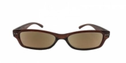 Hip Zonneleesbril bruin +3.0
