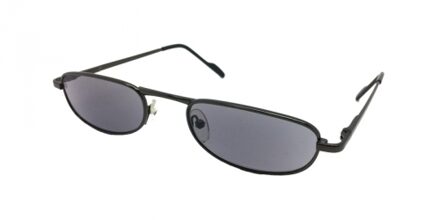 HIP Zonneleesbril zwart metaal - +2.5