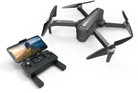 Hipac MJX B12 Drone EIS GPS 4K with Camera Profesional 24Mins Remote Control Dron Quadcopter Brushless Foldable 3 Battery Gift