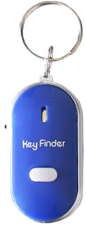 Hiperdeal Anti-Verloren Alarm Led Light Zaklamp Remote Sound Control Lost Key Finder Locator Sleutelhanger Anti-Verloren Alarm voor De Ederly blauw