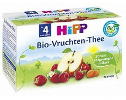 HiPP Bio thee 4m- Bio Vruchten Thee in zakje - 40gr