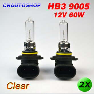 Hippcron Clear 9005 HB3 Auto Halogeenlampen 12 v 60 w Auto Koplamp Lampen Glas 2 stks