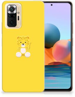 Hippe Hoesjes Xiaomi Redmi Note 10 Pro Telefoon Hoesje Baby Leopard