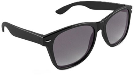 Hippe party zonnebril zwart volwassenen - Verkleedbrillen