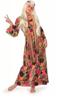 Hippie 60s 70s jurk lang model Maat 36