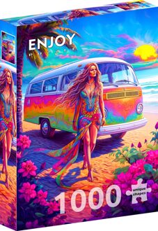 Hippie at Heart Puzzel (1000 stukjes)