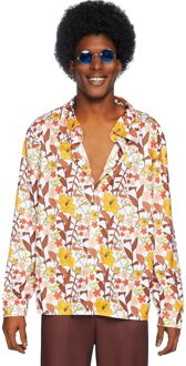Hippie Blouse Floral Heren Multikleur - Print