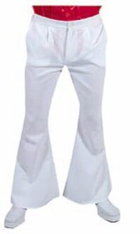 Hippie broek wit man Wit - Transparant