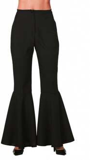 Hippie dames broek bi-Stretch zwart Maat 36