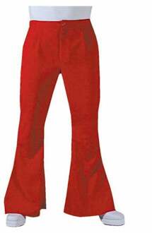 Hippie Disco broek rood man Rood - Zalm