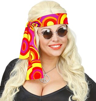 Hippie Hoofdband Groovy Style Multikleur - Print