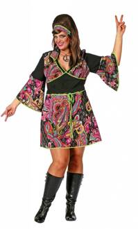 Hippie jurk (grote maten) Maat 48