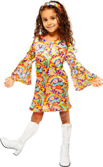Hippie Jurkje Regenboog Kind Multikleur - Print