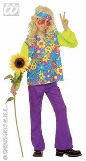 Hippie kleding kind 4-delig Prosperity Paars - Lila