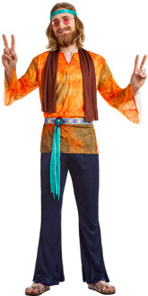 Hippie Kostuum Buzz Man Multikleur - Print