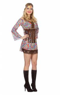 Hippie Kostuum | Dahab Hippie Kelsey | Vrouw | Maat 42-44 | Carnaval kostuum | Verkleedkleding