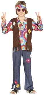 Hippie Kostuum Kind Jonas Multikleur - Print