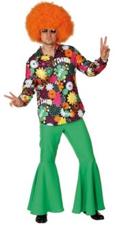 Hippie Overhemd Met Bloemen 56-58 (2xl/3xl)