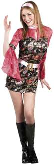 Hippie Party Jurk Vrouw Multikleur - Print