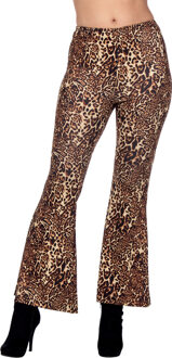 Hippiebroek Panter Dames Bruin - Kastanje