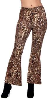 Hippiebroek Panter Dames Bruin - Kastanje