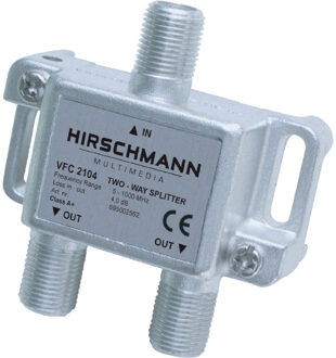 Hirschmann Catv splitter van 3,8 dB VFC 2104 Adapter