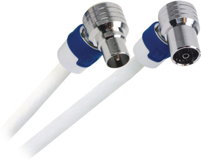Hirschmann FEKAB 5/300 coaxkabel 3m TV accessoire Wit