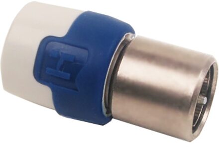 Hirschmann QFC 5 - quick fix F-connector - 5 stuks TV accessoire Blauw