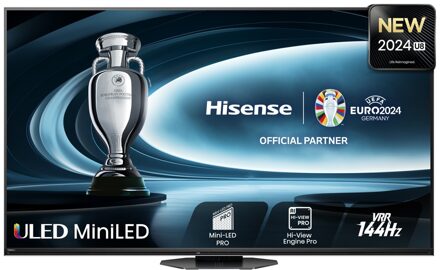 Hisense 65U8NQ (2024) - 65 inch - LED TV Grijs