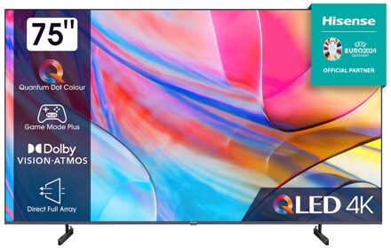 Hisense 75A79KQ - 75 inch - QLED TV Grijs