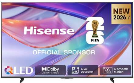 Hisense QLED 43E79S (2026) - 43 inch - QLED TV Zwart