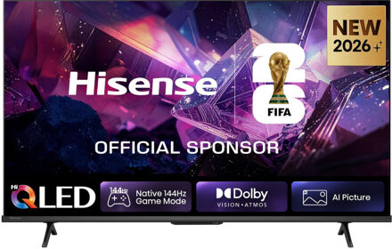Hisense QLED 65E79S PRO (2026) - 65 inch - QLED TV Zwart