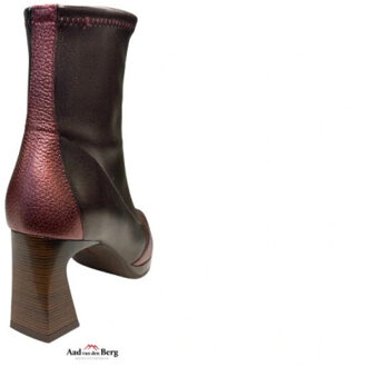 Hispanitas Damesschoenen enkellaarsjes Bordeaux - 39