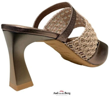 Hispanitas Damesschoenen slippers Brons - 38