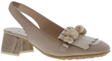 Hispanitas Hanoi dames slingback | dames | maat: | leer Beige - 37