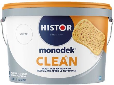 Histor Monodek Clean Ral 9010 2,5l