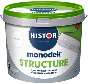 Histor Monodek Structure Muurverf - Mat - White - 10l