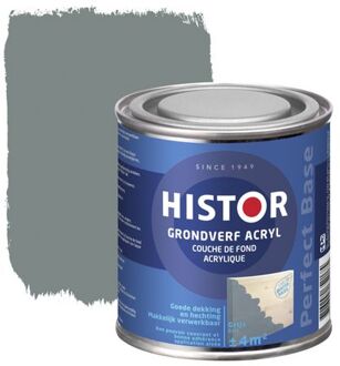 Histor Perfect Base Grondverf Acryl 5004 Grijs 0,25 Ltr