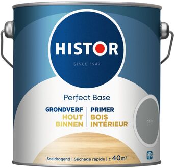 Histor Perfect Base Grondverf Hout Binnen Grijs 2,5l