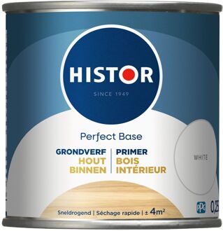 Histor Perfect Base Grondverf Hout Binnen Wit 250ml